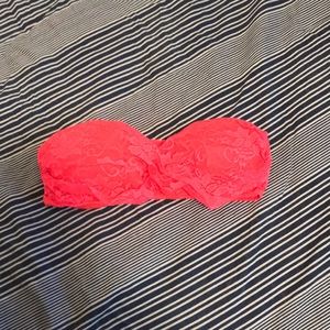🌸Lace Twist Up Neon Pink Bandeau🌸